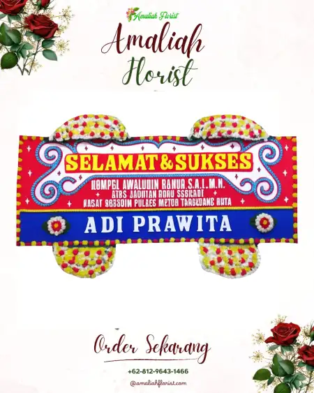 Papan Bunga Ucapan Selamat Airlangga