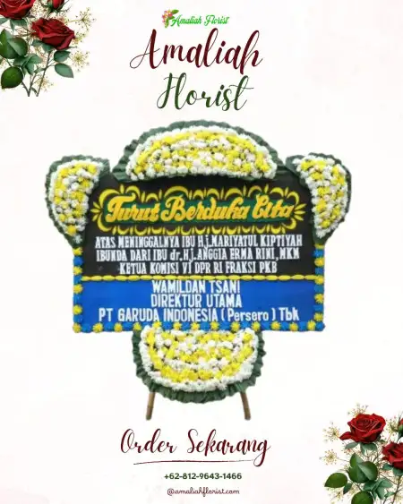 Papan Bunga Duka Airlangga